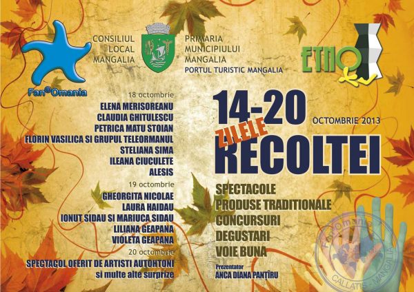 Afis Zilele Recoltei