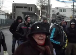 Mitingul din fața sediului Callatis Therm