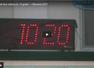 Mangalia, partial fara caldura la -19 grade