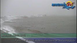 A revenit iarna in Mangalia
