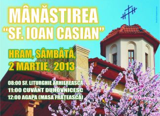 Pelerinaj la manastirea Sf. Ioan Casian