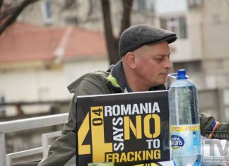 Miting impotriva gazelor de sist – galerie foto