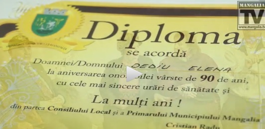 diplome varstnici peste 90 ani Mangalia