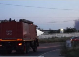 Incendiu de vegetatie pe camp la Limanu