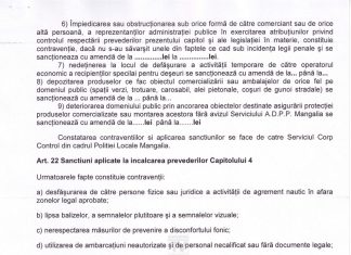 Proiect privind reglementarea activitatii agentilor economici