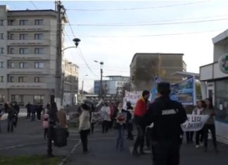 La Mangalia continua marsul de duminica impotriva fracturarii