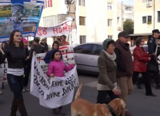 Protestul de duminica impotriva poluarii prin fracturare hidraulica
