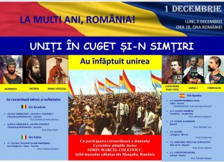 Tineri romani din Spania, Italia si Romania au sarbatorit, impreuna, Ziua Nationala a Romaniei
