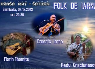 Folk de iarna la terasa MHT Saturn