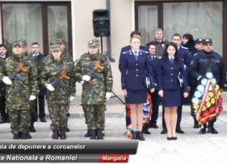 Ziua Nationala a Romaniei. Depunere coroane la Mangalia