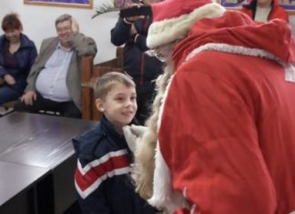Cadouri pentru copiii cadrelor de la unitatile de jandarmerie din Neptun si Mangalia