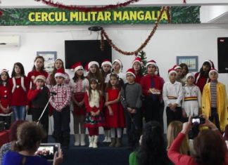 „Magice ninsori la mare” – spectacol oferit de elevii din Mangalia.