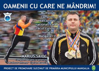 Marius Saioc, performerul Mangaliei la atletism