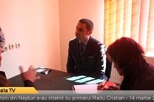 Locuitorii din Neptun s-au intalnit cu primarul Radu Cristian
