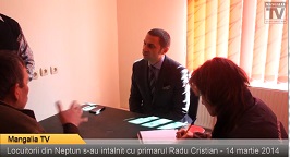 Locuitorii din Neptun s-au intalnit cu primarul Radu Cristian