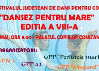 Festivalul județean de dans pentru copii „Dansez pentru mare”