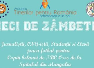 “Meci de zambete” – campanie umanitara pentru ajutorarea copiilor bolnavi de TBC Osos de la Spitalul Mangalia