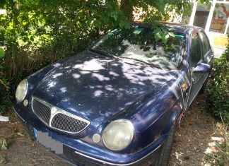 Autoturism furat din Italia descoperit în P.T.F. Negru Vodă