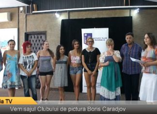 Vernisajul Clubului de pictura Boris Caradjo la Casa de Cultura din Mangalia