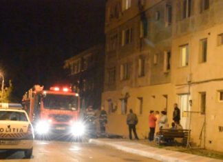 Incendiu la un apartament de pe strada Albatros