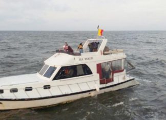 Peste 70 de persoane salvate de poliţiştii de frontieră români în Marea Neagră