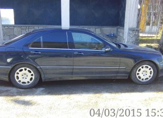 Mercedes furat din Austria, descoperit în P.T.F. Negru Vodă