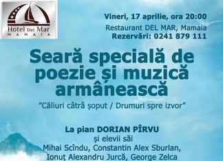 Seară specială de poezie și muzică armânească