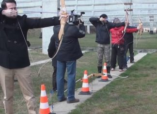 Imagini video de la concursul de tir dedicat jurnalistilor cu ocazia sarbatoririi Zilei Jandarmeriei.