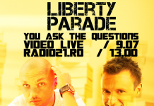 Liberty Parade 2015: Transformarea – întâlnire cu Puya și Cristi Stanciu. Live Video