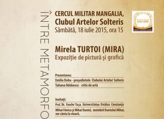 „Între metamorfoză și realitate”, expozitie de pictura si grafica la Cercul Militar Mangalia