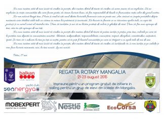 Regatta caritabila Rotary Mangalia. Douăzeci de yachturi cu vele vor lua startul la competitia din acest an.