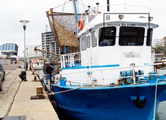 Pescador si unelte de pescuit in valoare de 80.000 euro si 6,5 tone de rapană confiscate de poliţiştii de frontieră din cadrul Gărzii de Coastă