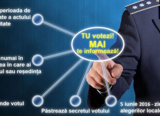 Campania de informare a Ministerului Afacerilor Interne „Tu votezi, MAI te informează”