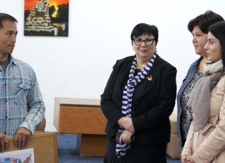 Vizita la Cercul Militar Mangalia a delegatiei americane formata din 4 militari ai echipajului de pe nava Mount Withney