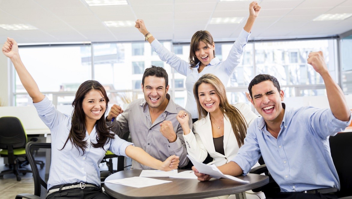 Successful business team
