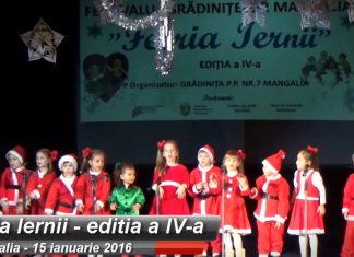 Imagini video din spectacolul “Feeria Iernii”