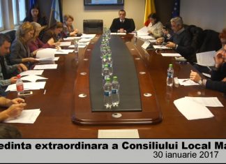 Sedinta extraordinara a Consiliului Local Mangalia – 30 ianuarie 2017