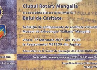 Clubul Rotary Mangalia va invita la “Balul de Caritate”