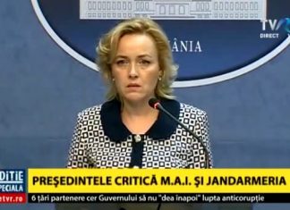 Ministrul de Interne, Carmen Dan: Eu nu am primit informări cu privire la eventuale intenţii de provocare