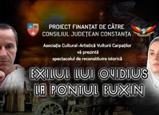 Maia Morgenstern şi Claudiu Bleonț vor reconstitui momentul “Exilul lui Ovidius la Pontul Euxin”