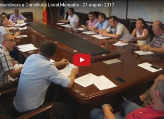Sedinta extraordinara a Consiliului Local Mangalia – 21 august 2017