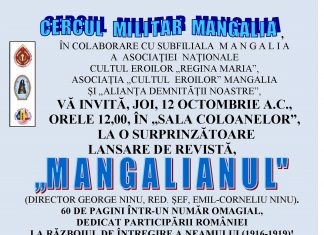 Lansarea revistei “MANGALIANUL”, la Cercul Militar Mangalia
