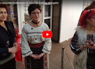 Colectie de costume tradiționale la Casa de Cultura Mangalia
