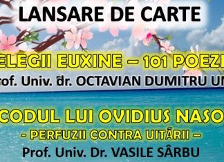Doi medici scriitori, Dumitru Octavian Unc și Vasile Sârbu, își lansează cărțile la Cercul Militar Mangalia