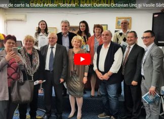 Dublă lansare de carte la Clubul Artelor “Solteris” – autori: Dumitru Octavian Unc și Vasile Sârbu