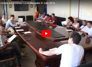 Sedinta de indata a Consiliului Local Mangalia – 31 iulie 2018