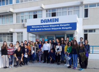 Zona costiera a Mangaliei, analizata de studenti romani si straini