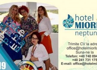Hotelul Miorița*** din Neptun își mărește echipa. Angajări pentru sezonul 2019