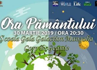 Astazi, 30 martie, elevii galactieni celebreaza “Ora Pamantului” prin cantec