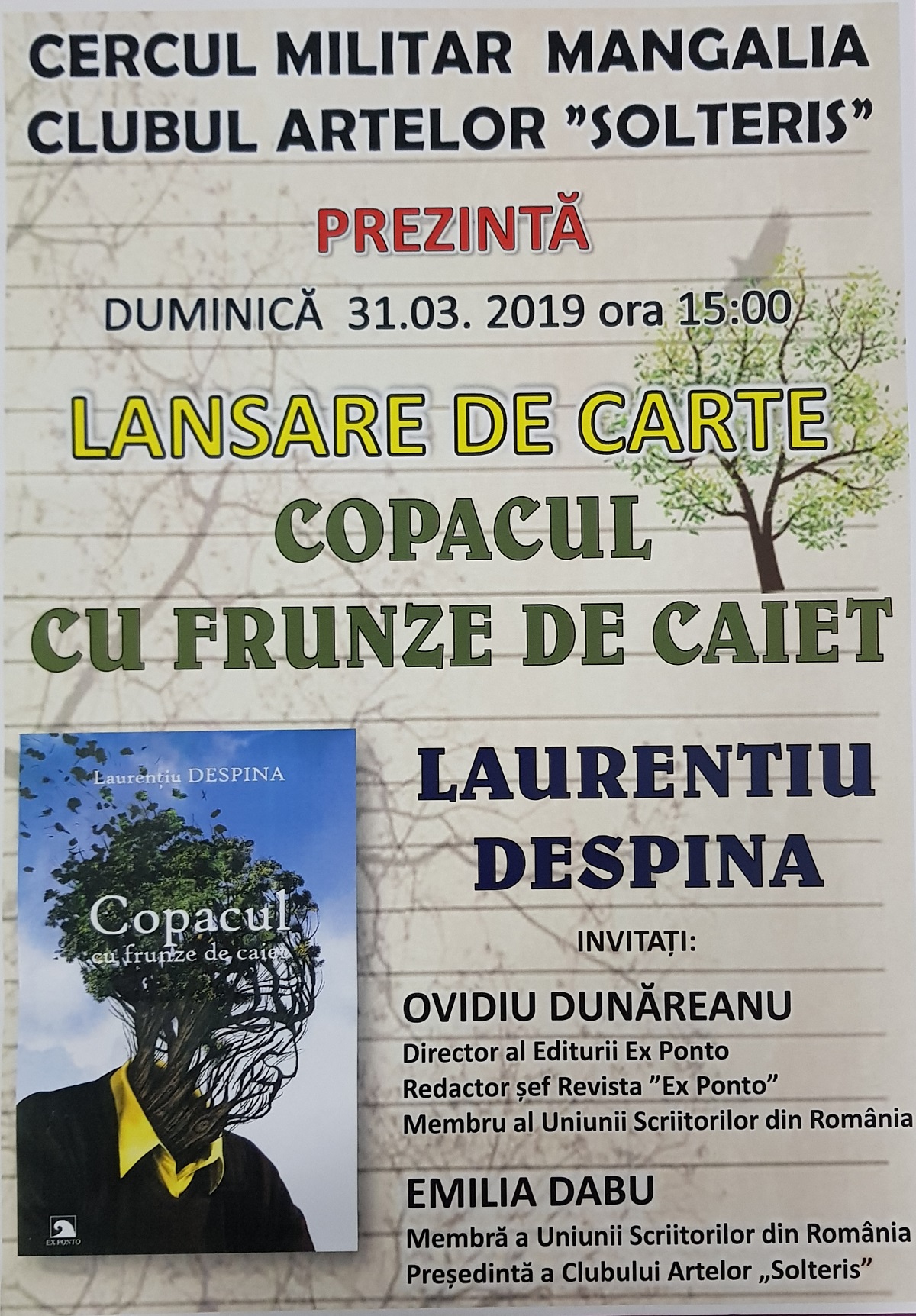 copacul cu frunze de caiet